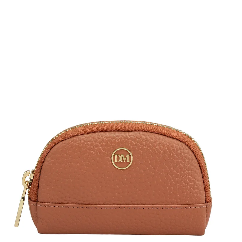Da Milano Wax Leather Multi Pouch - Terracotta